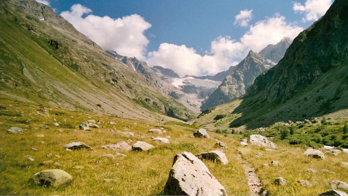 la valle de la Muande  la descente